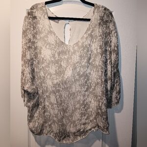 Baci Made in Italy Top/Blouse Flow Size large or Medium